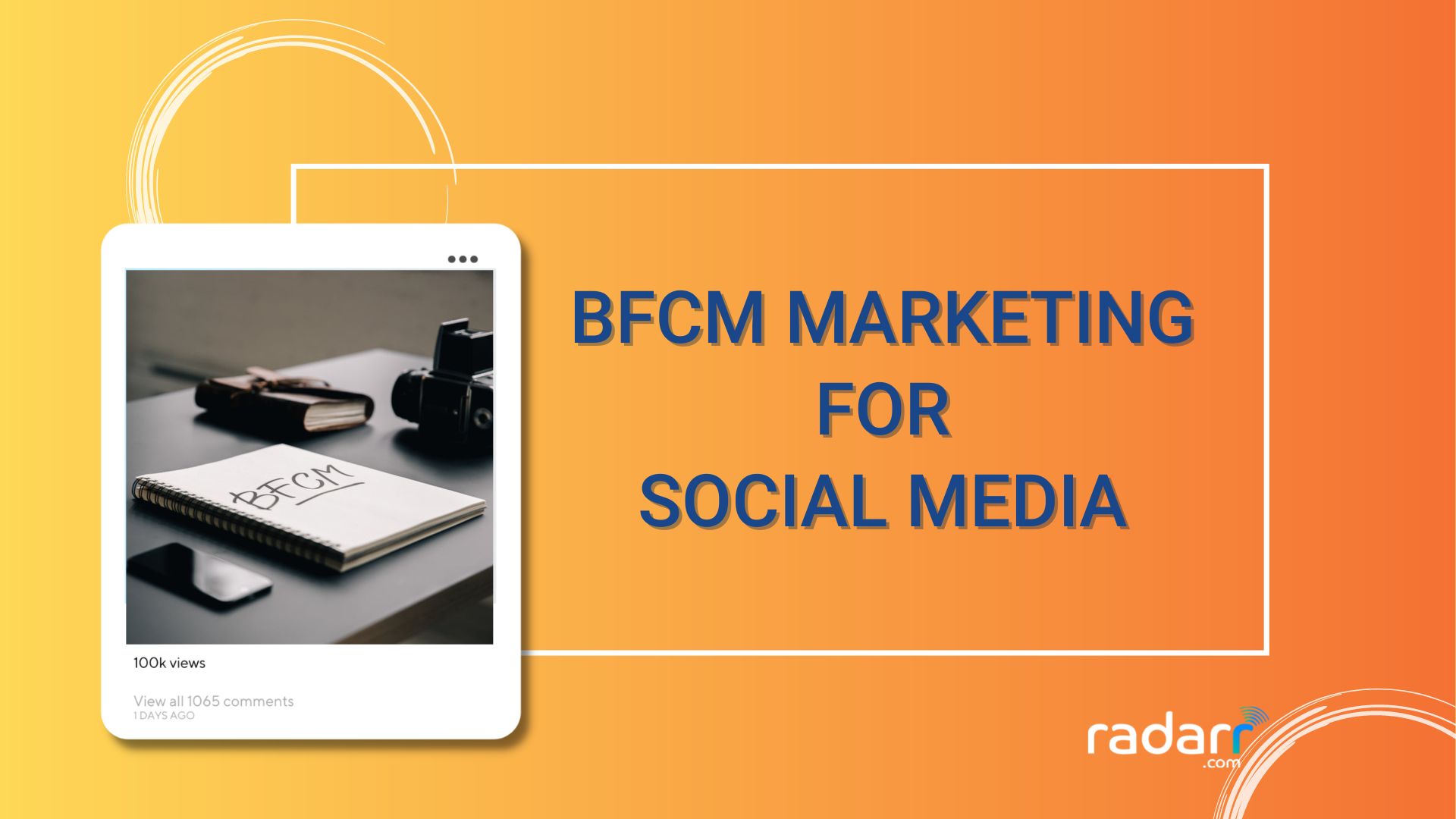 bfcm marketing on social media