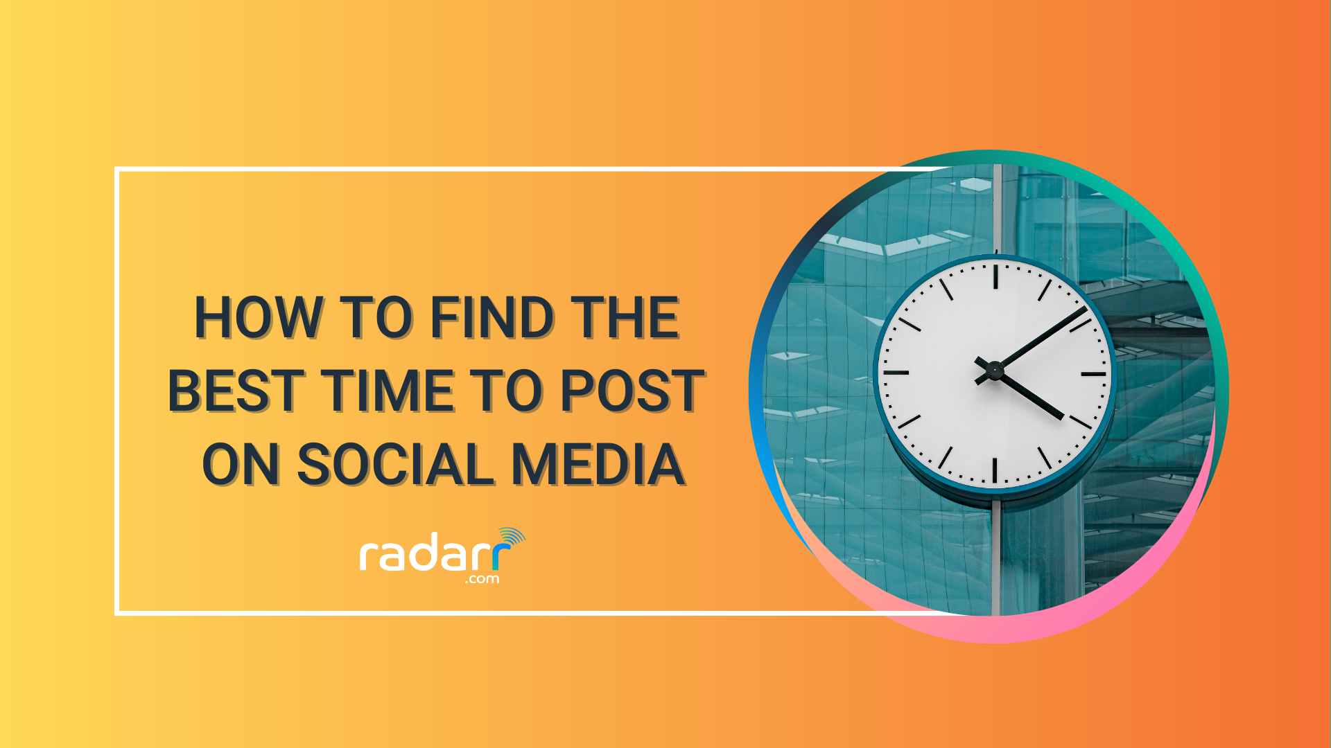 how to find the best time to post on social media