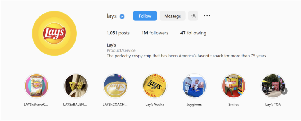 instagram bio for business examples